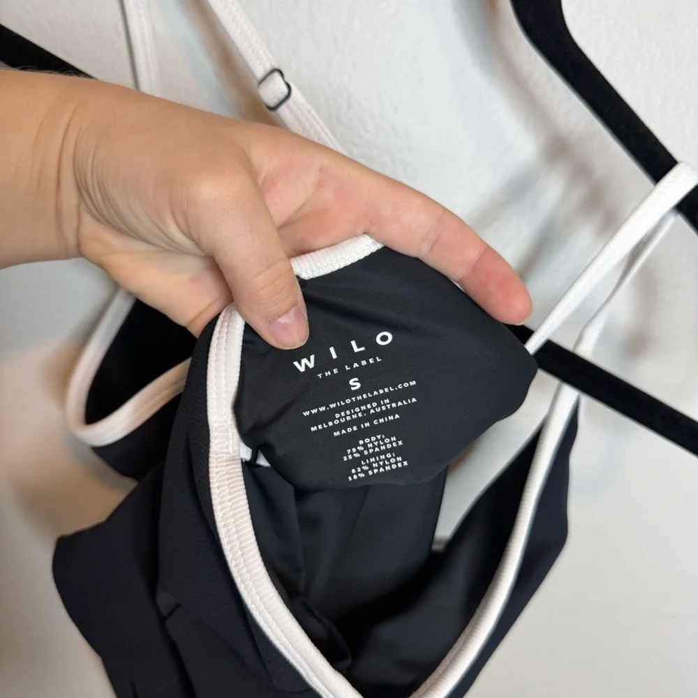 Wilo The Label Contrast One Piece Swimsuit